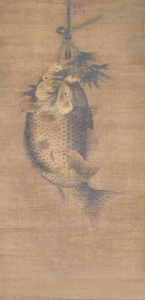 徽宗皇帝 双魚図